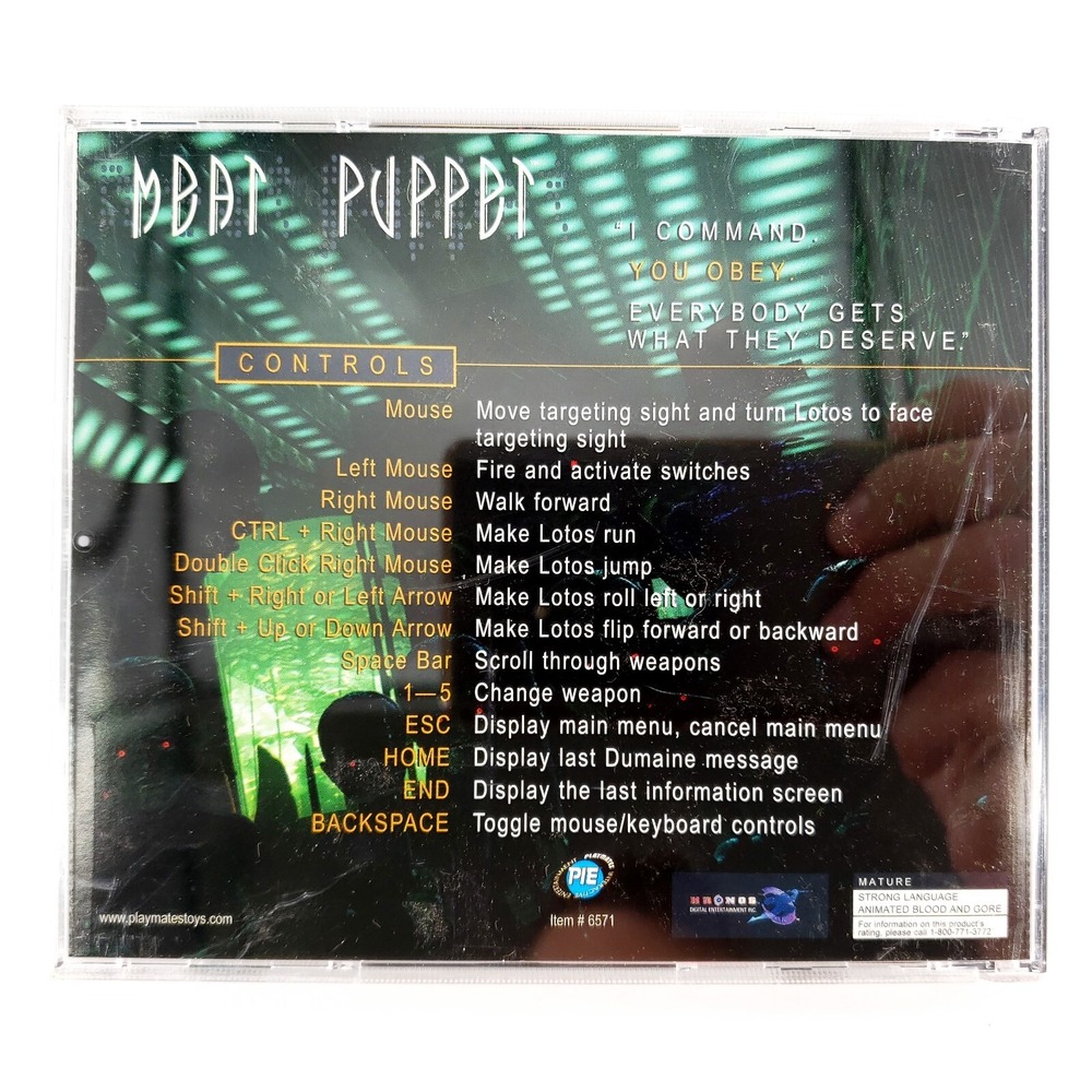 Meat Puppet (PC) CD-Rom In Jewel Case w/ Map Mint Disc - Picture 5 of 6